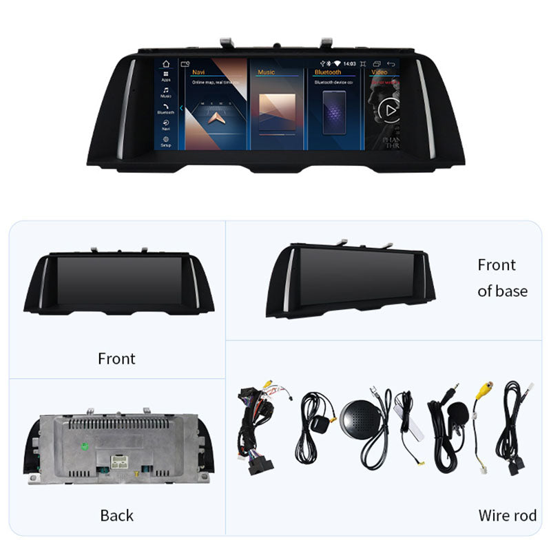 10.25” / 12.3” Android Auto CarPlay Radio Screen for BMW 5 Series F10 F11 F07 GT M550 (2011-2018)