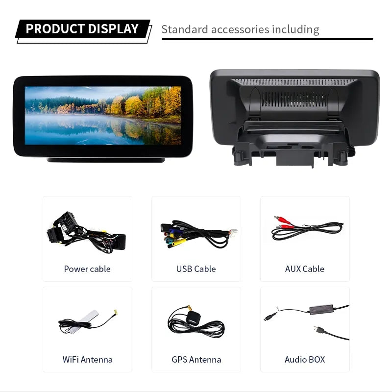 10.25” / 12.3” Android Auto CarPlay Radio Screen for Mercedes-Benz A GLA CLA G Class (2013-2018) / B Class (2012-2018) / C GLC V Class (2015-2019)