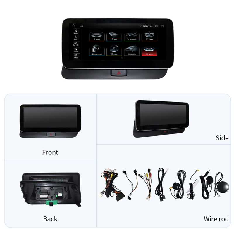 10.25” Android Auto CarPlay Radio Screen for Audi Q5 (2009-2016) / Audi Q5L (2018-2020)
