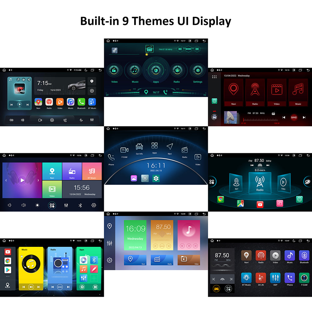 9” Android Car Radio Stereo Head Unit Screen CarPlay Android Auto for Toyota Tacoma (2015-2021)