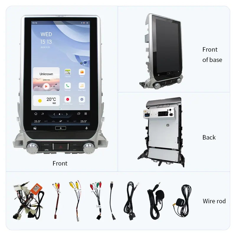 9.7" / 12.1" / 13.3” Android Auto CarPlay Radio Screen Head Unit for Toyota Land Cruiser (2003-2018) / Prado (2002-2020)