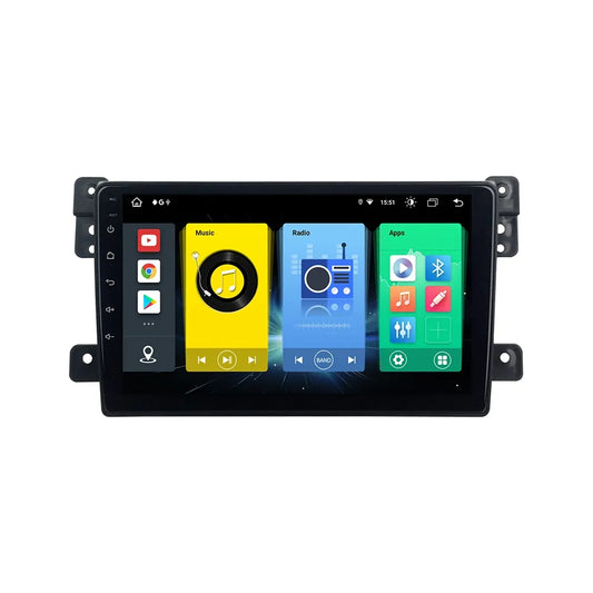 9” Android Car Radio Stereo Head Unit Screen CarPlay Android Auto for Suzuki Grand Vitara (2005-2014)