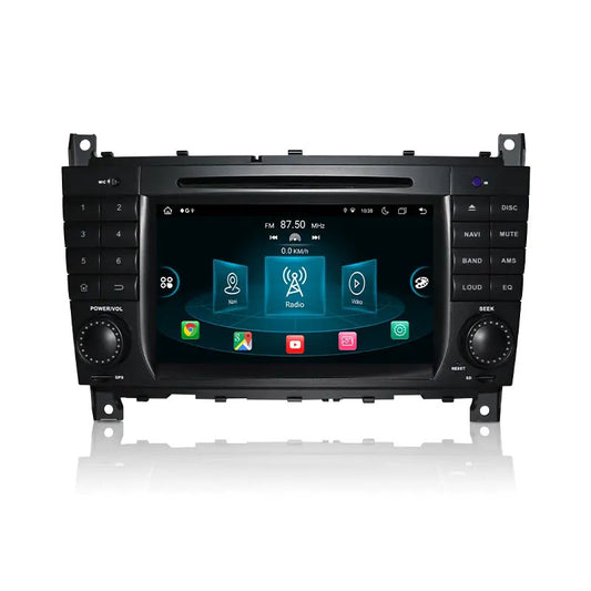 7” Android Car Radio Stereo Head Unit Screen CarPlay Android Auto for Mercedes-Benz C Class W203 (2004-2007) / CLK Class W209 (2005-2006) / G Class W463 (2006-2008)