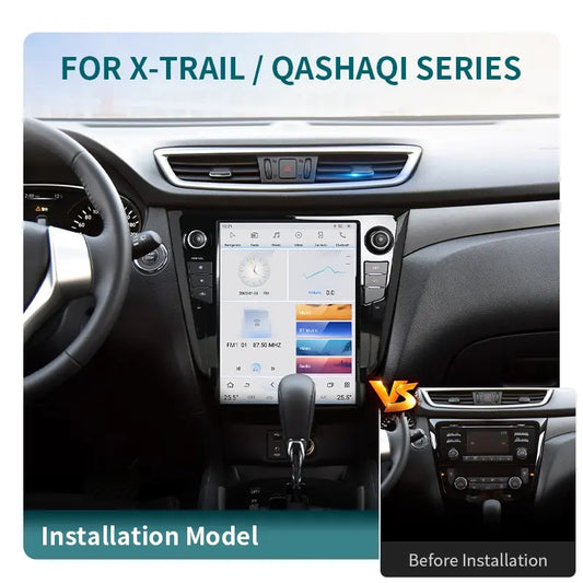 12.1” Android Auto CarPlay Radio Screen Head Unit for Nissan X-Trail / Qashqai (2014-2016)
