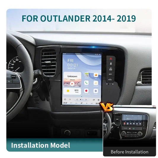 9.7” Android Auto CarPlay Radio Screen Head Unit for Mitsubishi Outlander (2014-2019)