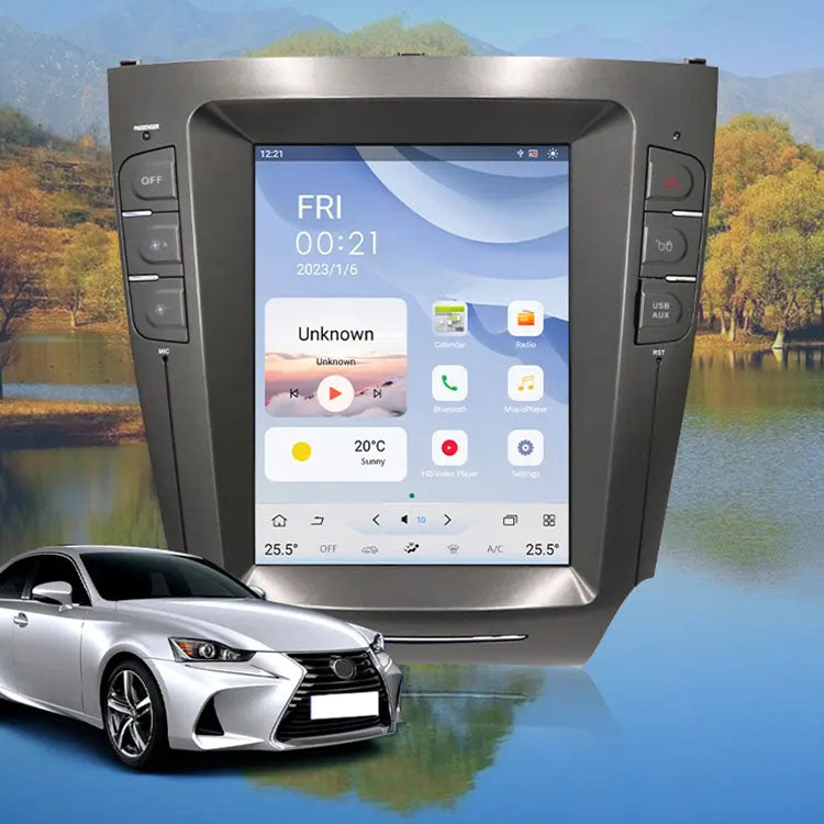 9.7" / 12.1" Android Auto CarPlay Radio Screen Head Unit for Lexus IS 2005-2012 / GS 2004-2010 / RX 2004-2007 / ES 2006-2012