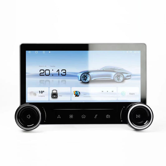Customizable 2 Knobs Style Universal Car Android Radio Screen CarPlay Android Auto