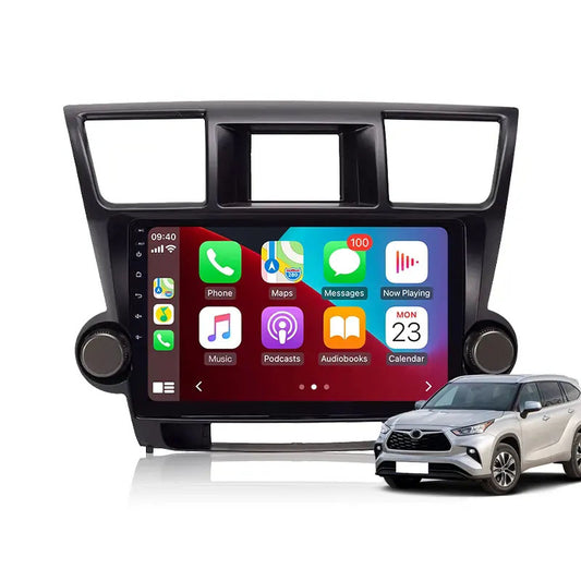 10.1” Android Car Radio Stereo Head Unit Screen CarPlay Android Auto for Toyota Highlander (2011-2014)