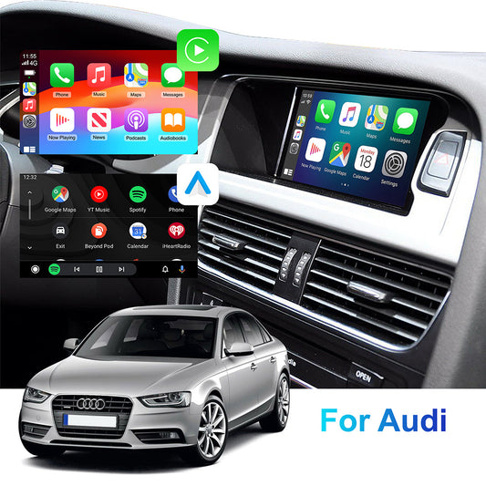 Wireless CarPlay & Android Auto Module for Audi A4 A5 Q5 2009-2016 MMI 2G System with 6.5 Inch Screen
