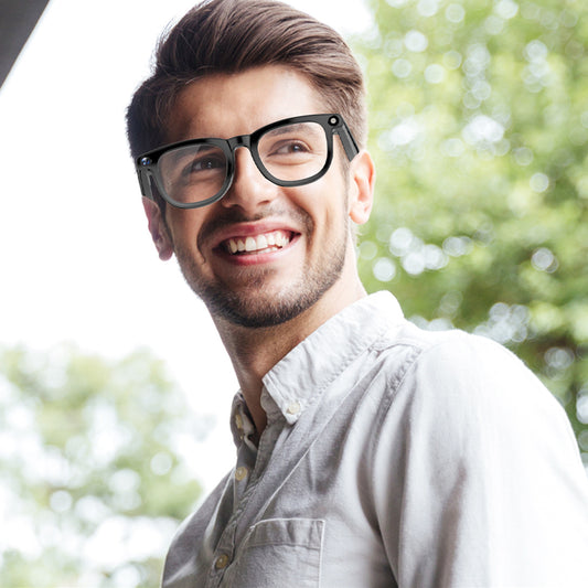 AI Smart Glasses Bluetooth Earphone Audio Calls 8 Megapixels Camera Simultaneous Translation