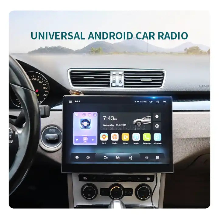 12.2” Car Universal In-Dash Android Radio Stereo Head Unit Screen CarPlay Android Auto