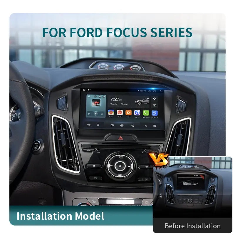 9” Android Car Radio Stereo Head Unit Screen CarPlay Android Auto for Ford Focus 4 (2015-2018)