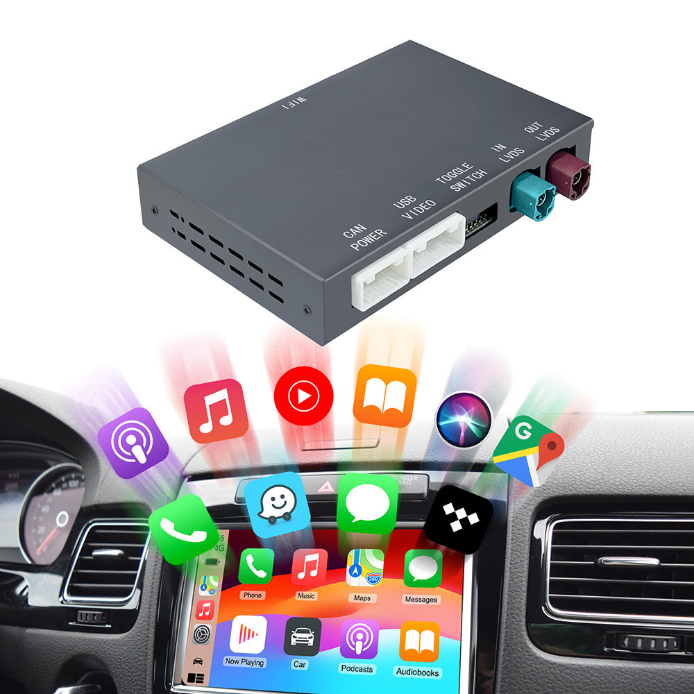 Wireless CarPlay & Android Auto Module for Volkswagen Touareg 2010-2018 with 8 Inch Screen