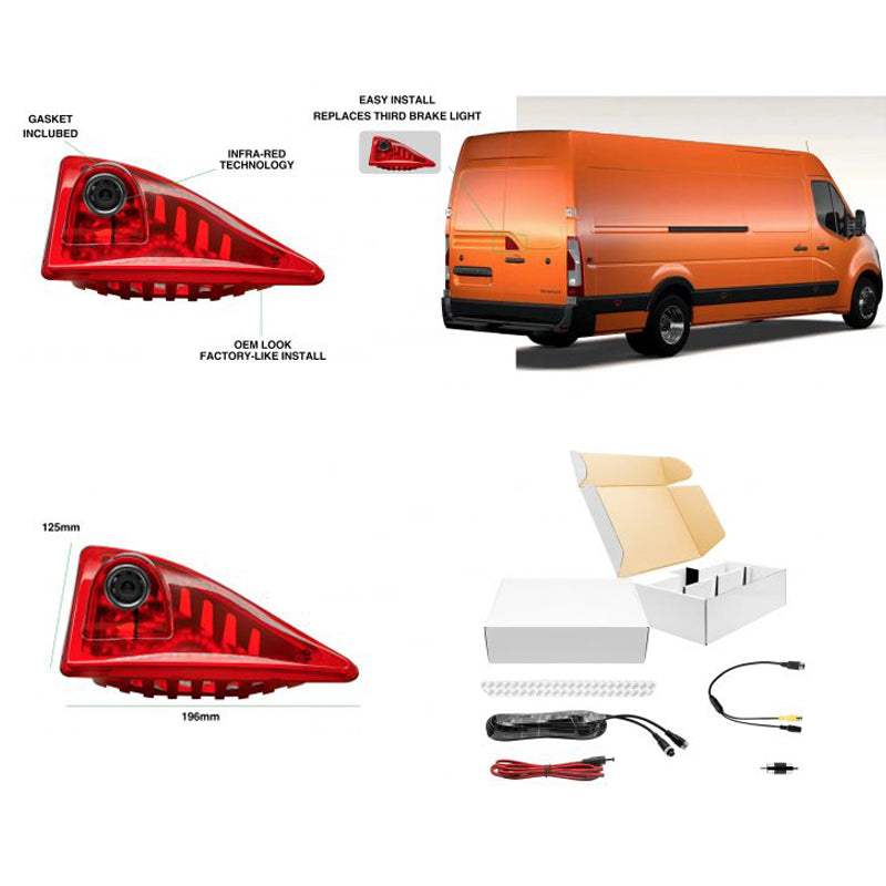 Brake Light Camera for Renault Master / Nissan NV400 / Opel Movano (2010 - Present)
