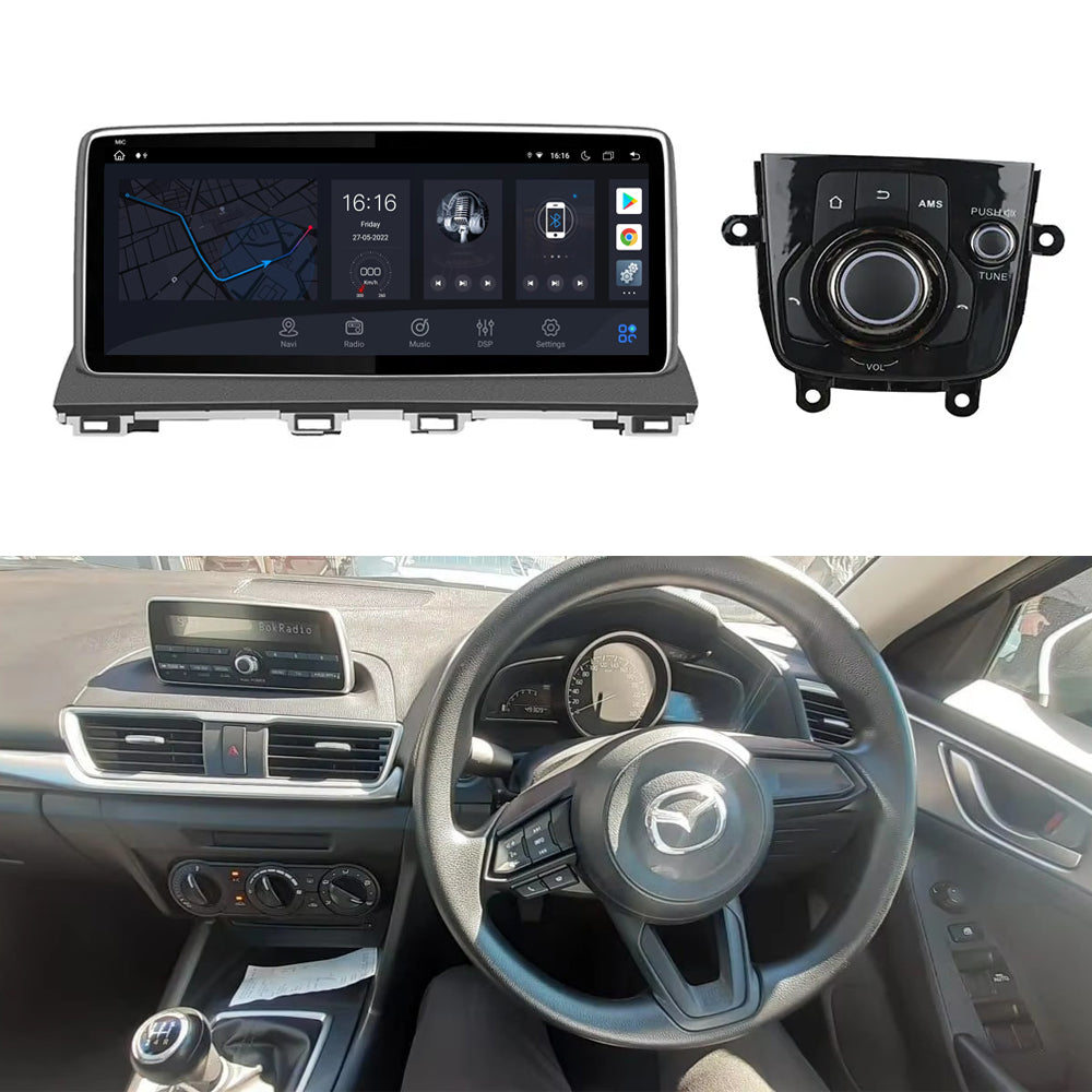 10.25” Android Radio Screen Car Stereo Head Unit CarPlay Android Auto for Mazda 3 Axela (2014-2017)