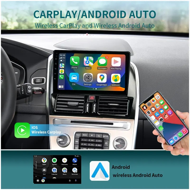 9” Android Car Radio Stereo Head Unit Screen CarPlay Android Auto for Volvo XC60 (2013-2017)