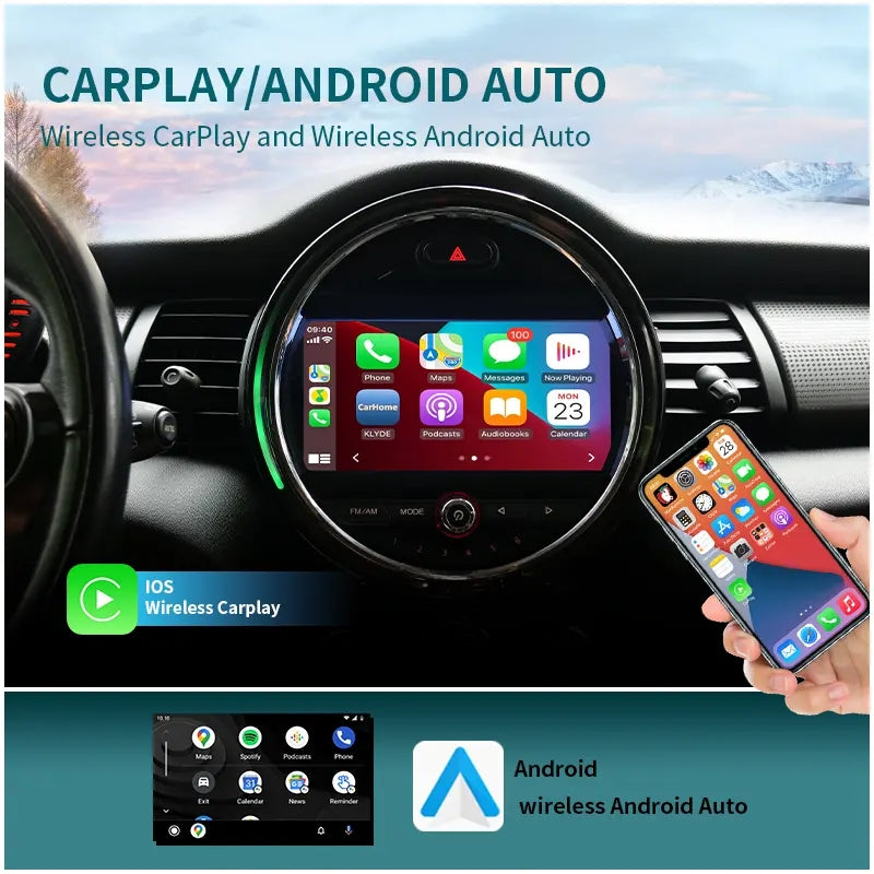 7” / 9” Android Car Radio Stereo Head Unit Screen CarPlay Android Auto for BMW MINI (2006-2013) / BMW MINI (2014-2018)