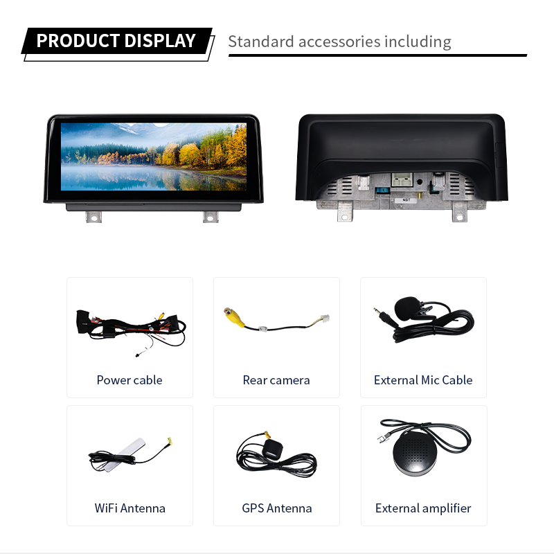 10.25” Android Auto CarPlay Radio Screen for BMW 1 Series E81 E82 E87 E88 (2004-2012) / F20 F21 (2013-2016)