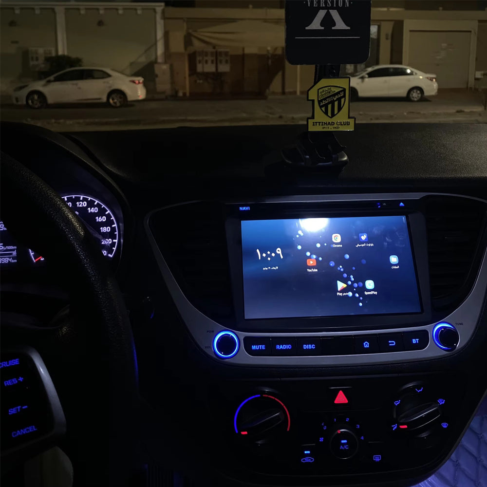 8” Android Radio Screen Car Stereo Head Unit CarPlay Android Auto for Hyundai Verna / Accent / Solaris (2017-2018)