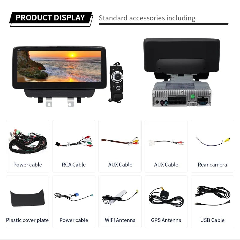 10.25” Android Car Radio Stereo Head Unit Screen CarPlay Android Auto for Mazda CX-3 (2018-2019)