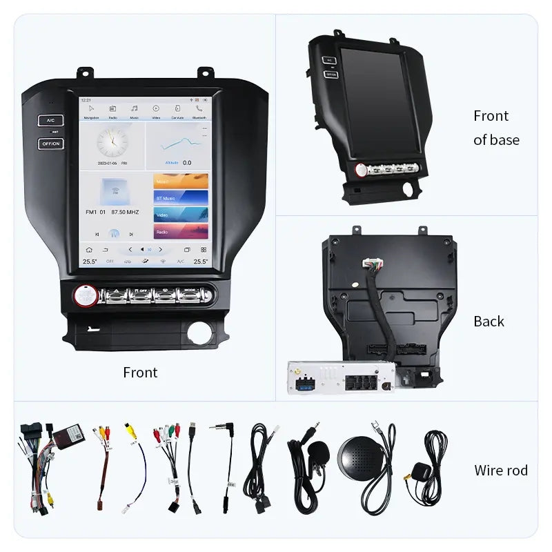 9.7” Android Auto CarPlay Radio Screen Head Unit for Ford Mustang (2014-2018)