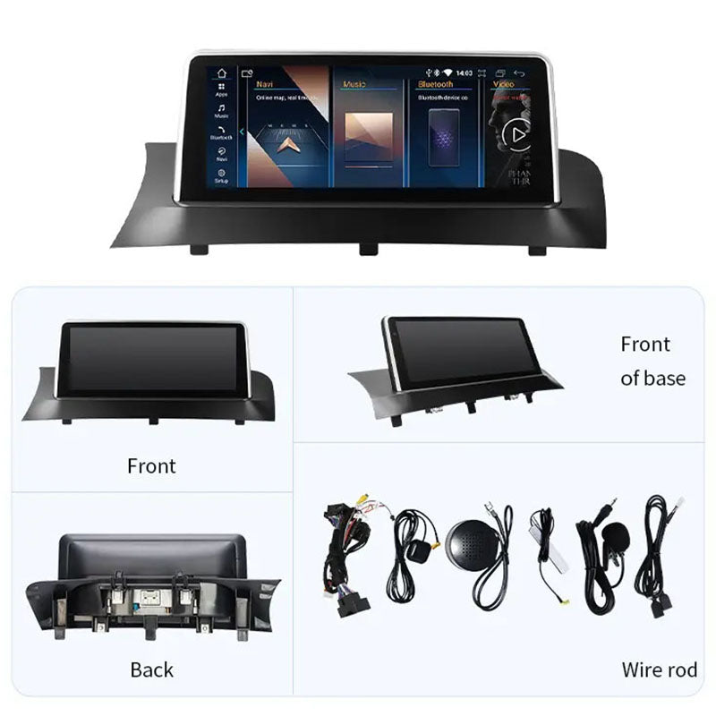 10.25” / 12.3” Android Auto CarPlay Radio Screen for BMW X3 F25 X4 F26 (2011-2017) / X3 E83 (2006-2010)