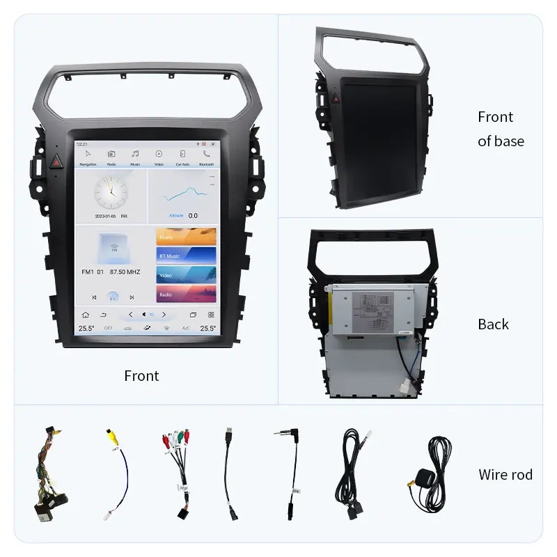 12.1" / 9.7” Android Auto CarPlay Radio Screen Head Unit for Ford Explorer / Expedition / KUGA / EDGE