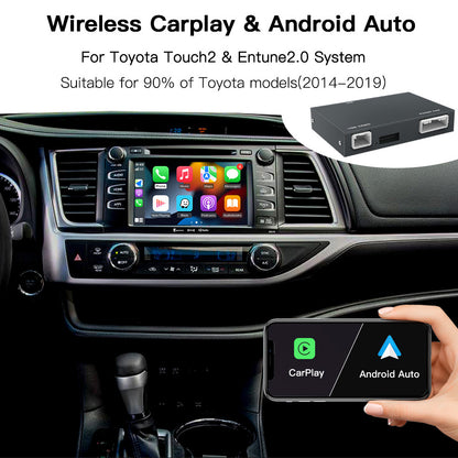Wireless CarPlay & Android Auto Module for Toyota Touch 2 & Entune 2.0 System 2014-2019
