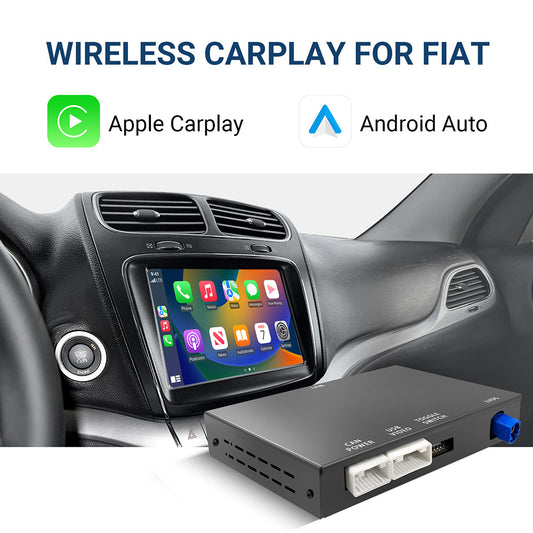 Wireless CarPlay & Android Auto Module for Fiat Freemont 2013-2018 with 5.8 Inch to 8.4 Inch Screen