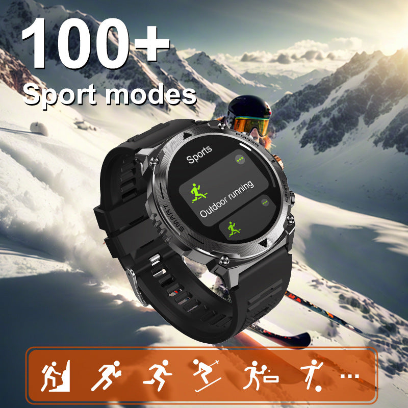 1.43” AMOLED Screen Smart Watch BT Call Voice Assistant Anti-Crush Anti-Dust 24h Health Monitoring Multi-Sports Mode