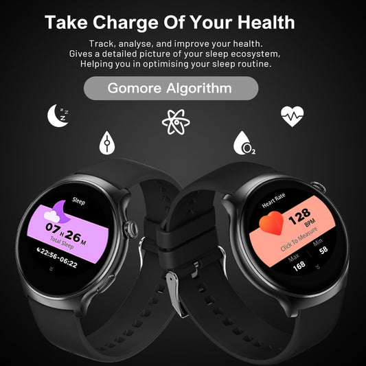 1.39” TFT Screen Smart Watch BT Phone Call Voice Assistant Multi-Sport Modes SOS Health Care World Clock