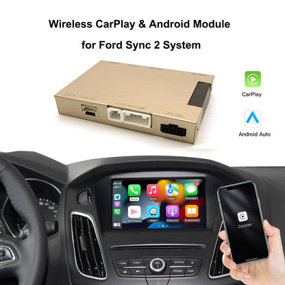 Wireless CarPlay & Android Auto Module for Ford Sync 2 System with 8 Inch LCD Screen