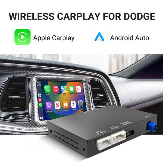 Wireless CarPlay & Android Auto Module for Dodge Challenger / Journey / Charger / Durango with 8.4 Inch Screen