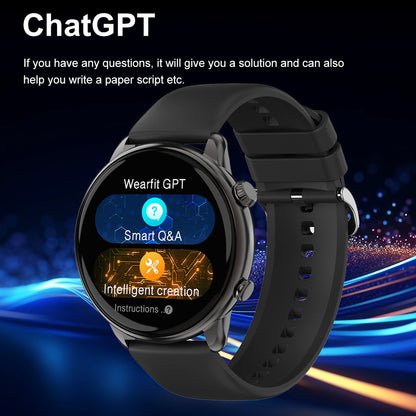 1.43” AMOLED Screen Smart Watch BT Call ChatGPT AI Watch Face Smart Island APP Download Local Music Store Gesture Control