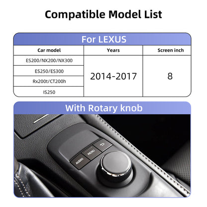 Wireless CarPlay & Android Auto Module for Lexus IS ES NX RX CT Series 2014-2017 with Rotary Knob and 2018+ with Touch Pad