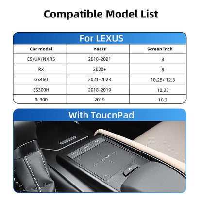 Wireless CarPlay & Android Auto Module for Lexus IS ES NX RX CT Series 2014-2017 with Rotary Knob and 2018+ with Touch Pad