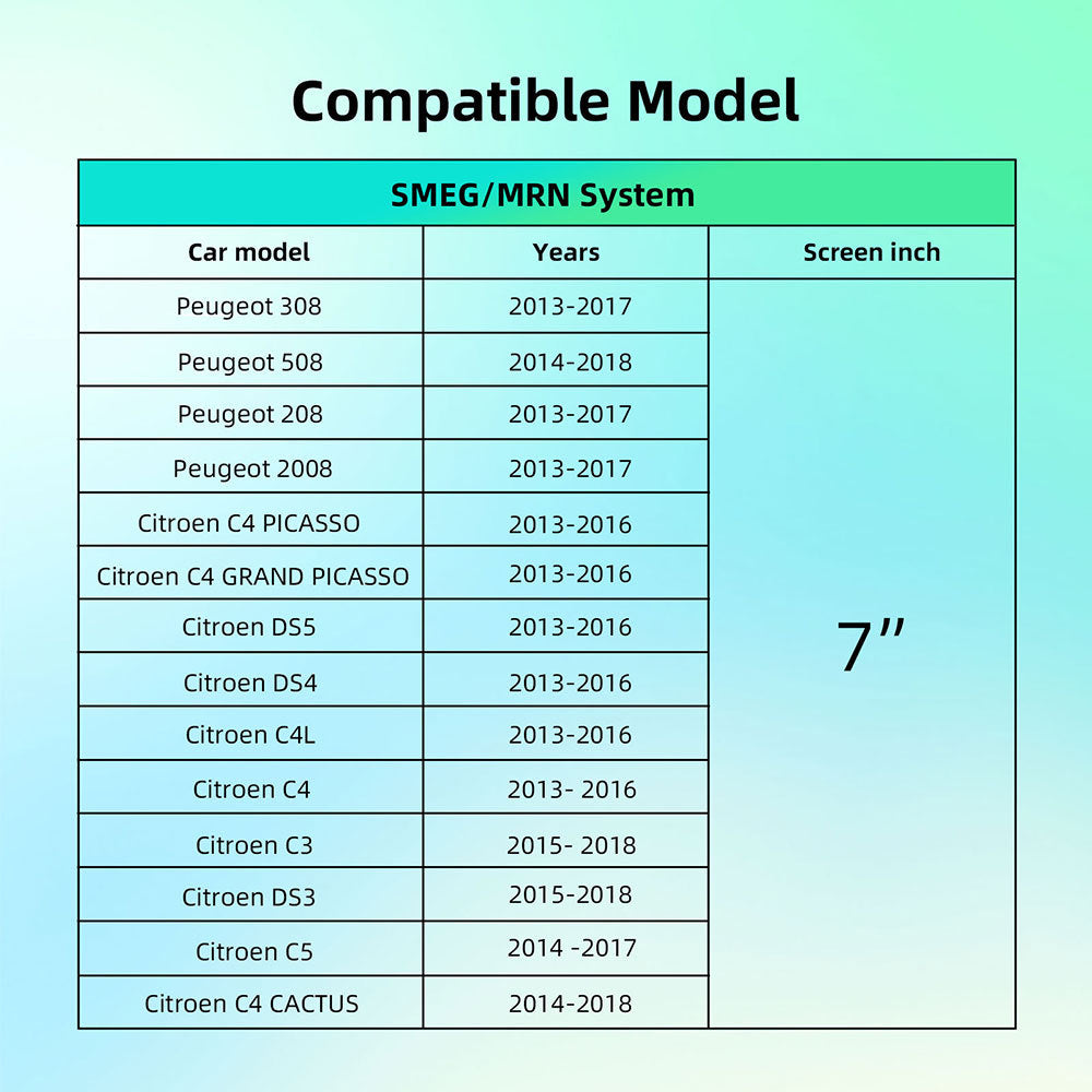 Wireless CarPlay & Android Auto Module for Peugeot / Citroen 2013-2018 SMEG & MRN System