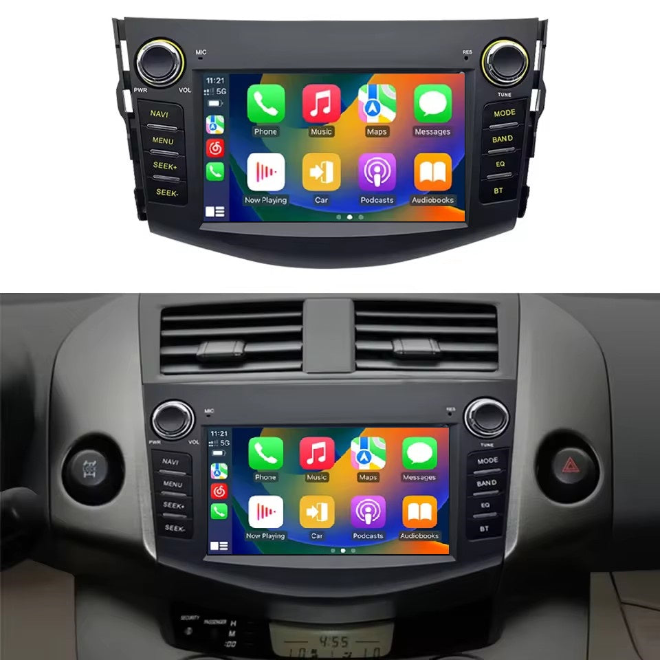 Linux System 7” IPS Screen Car Multimedia Player Wireless CarPlay & Android Auto for Toyota RAV4 2006 - 2012