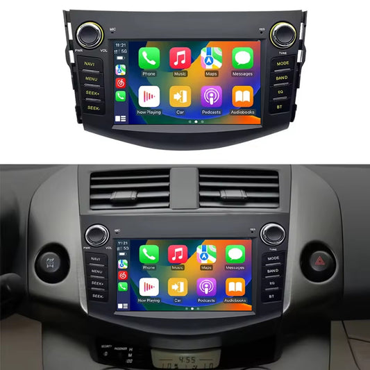 Linux System 7” IPS Screen Car Multimedia Player Wireless CarPlay & Android Auto for Toyota RAV4 2006 - 2012