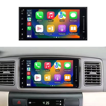 Linux System 7” IPS Screen Car Multimedia Player Wireless CarPlay & Android Auto for Toyota Corolla / Rav4 / Vios / Hilux / Land Cruiser / Fortuner / Prado / Terios 2006 - 2010