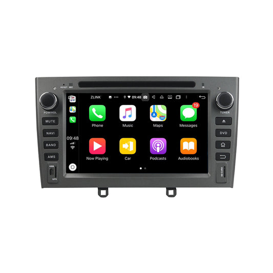 7” Android Radio Screen Car Stereo Head Unit CarPlay Android Auto for Peugeot 408 (2007-2010)