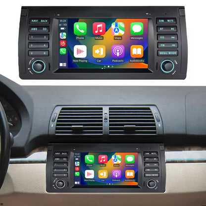 Linux System 7” IPS Screen Car Multimedia Player Wireless CarPlay & Android Auto for BMW E39 1995 - 2003