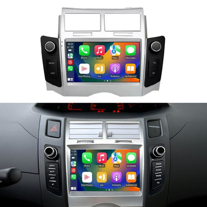 Linux System 7” IPS Screen Car Multimedia Player Wireless CarPlay & Android Auto for Toyota Yaris XP90 / Vitz 2005 - 2012