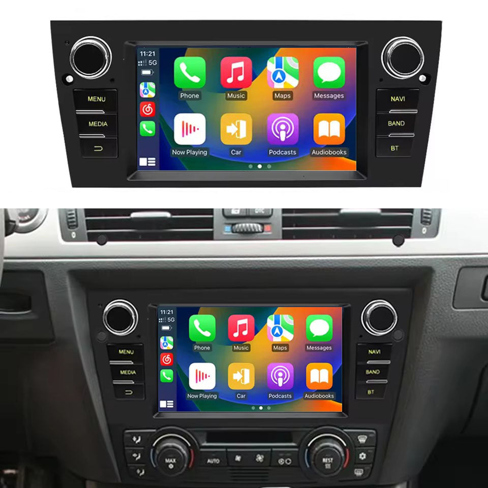 Linux System 7” IPS Screen Car Multimedia Player Wireless CarPlay & Android Auto for BMW E90 2005 - 2012
