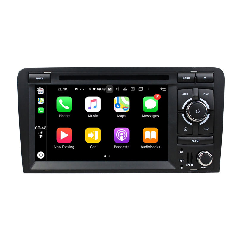 7” Android Radio Screen Car Stereo Head Unit CarPlay Android Auto for Audi A3 (2006-2013)