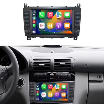 Linux System 8” IPS Screen Car Multimedia Player Wireless CarPlay & Android Auto for Mercedes-Benz C Class W203 2004 - 2007 / CLK Class W209 2005 - 2006 / G Class W463 2006 - 2008