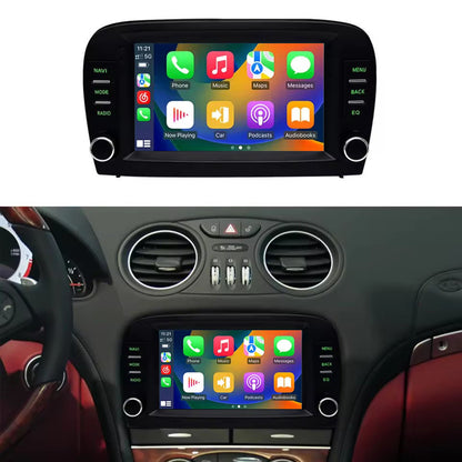 Linux System 7” IPS Screen Car Multimedia Player Wireless CarPlay & Android Auto for Mercedes-Benz SL Class 2001 - 2005