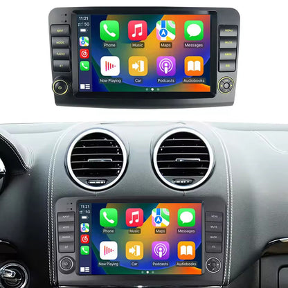 Linux System 9” IPS Screen Car Multimedia Player Wireless CarPlay & Android Auto for Mercedes-Benz ML Class W164 / GL Class X164 2005 - 2012