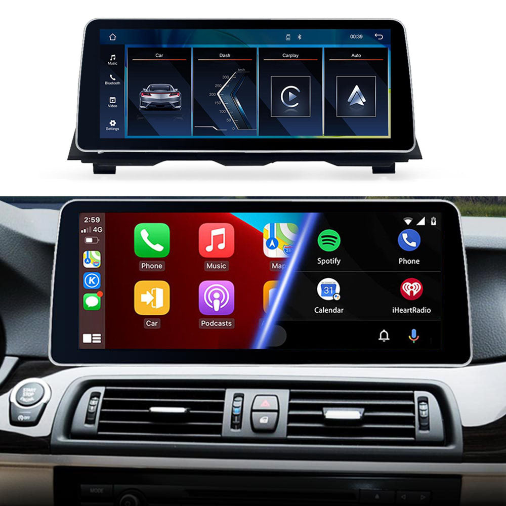 12.3 Inch Linux System Wireless CarPlay Android Auto Screen for BMW 5 Series F10 F11 CIC System (2011 - 2012) / NBT System (2013 - 2017)