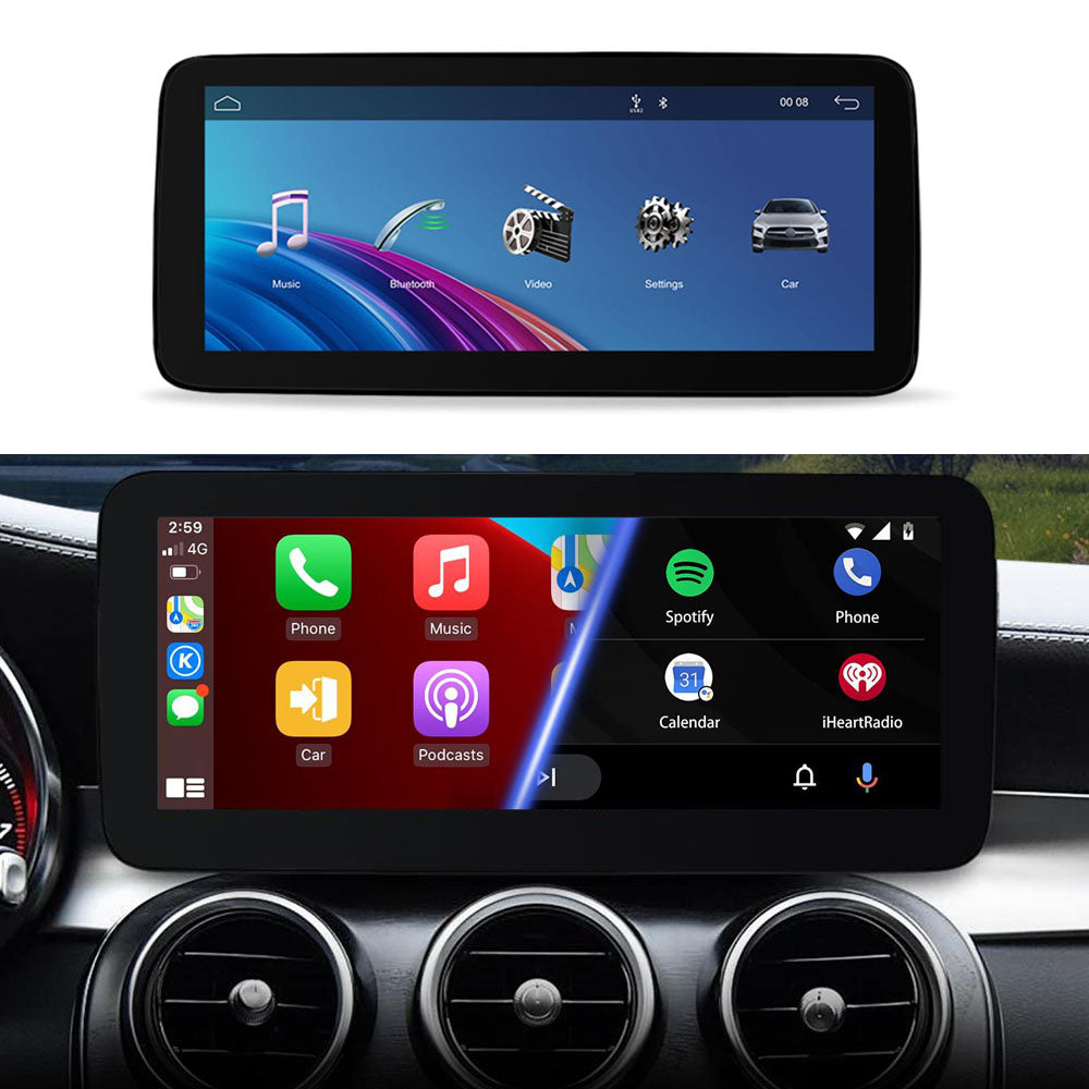 10.25 Inch / 12.3 Inch Linux System Wireless CarPlay Android Auto Screen for Mercedes-Benz GLC X253 C253 NTG5.0 (2015 - 2018)